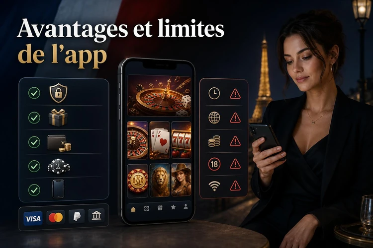 Avantages et limites de l'app