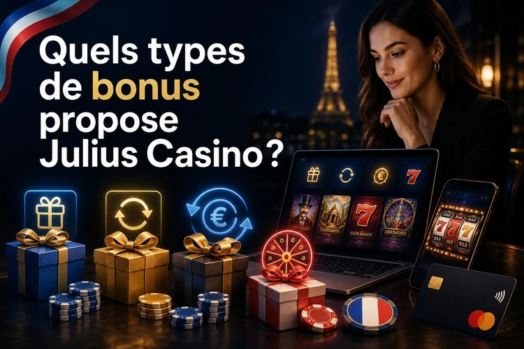 Quels types de bonus propose Julius Casino ?