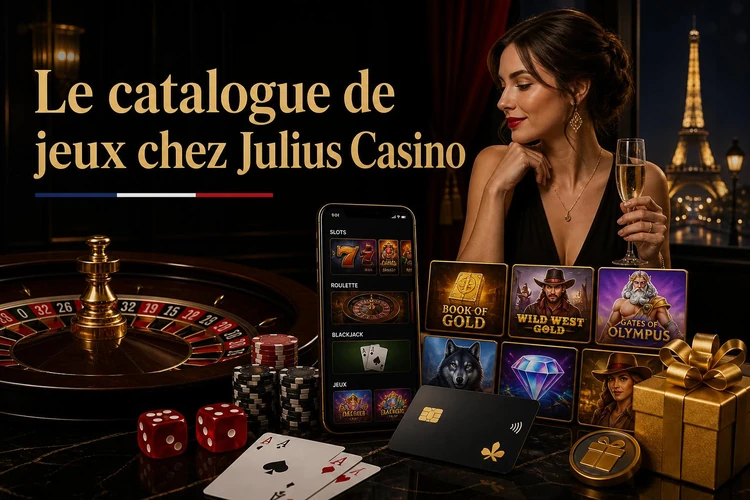 Le catalogue de jeux chez Julius Casino
