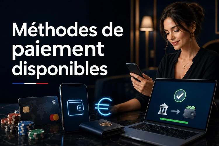 Méthodes de paiement disponibles
